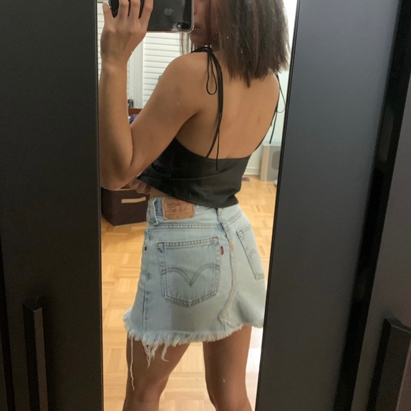 Vintage Levi Denim Skirt - Picture 3 of 3